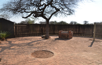 Bush House Outside - Boma and Braai